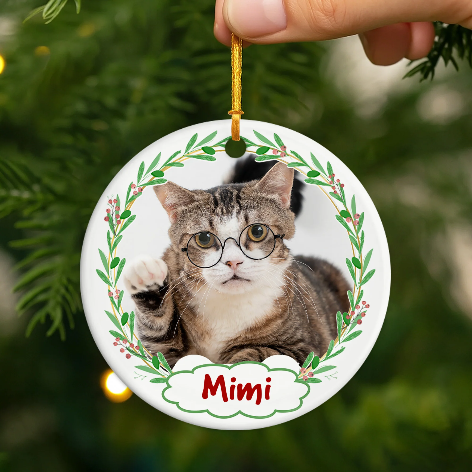 Cadeau Noël Personnalisé - Ornement Amoureux des Chiens - Image 2