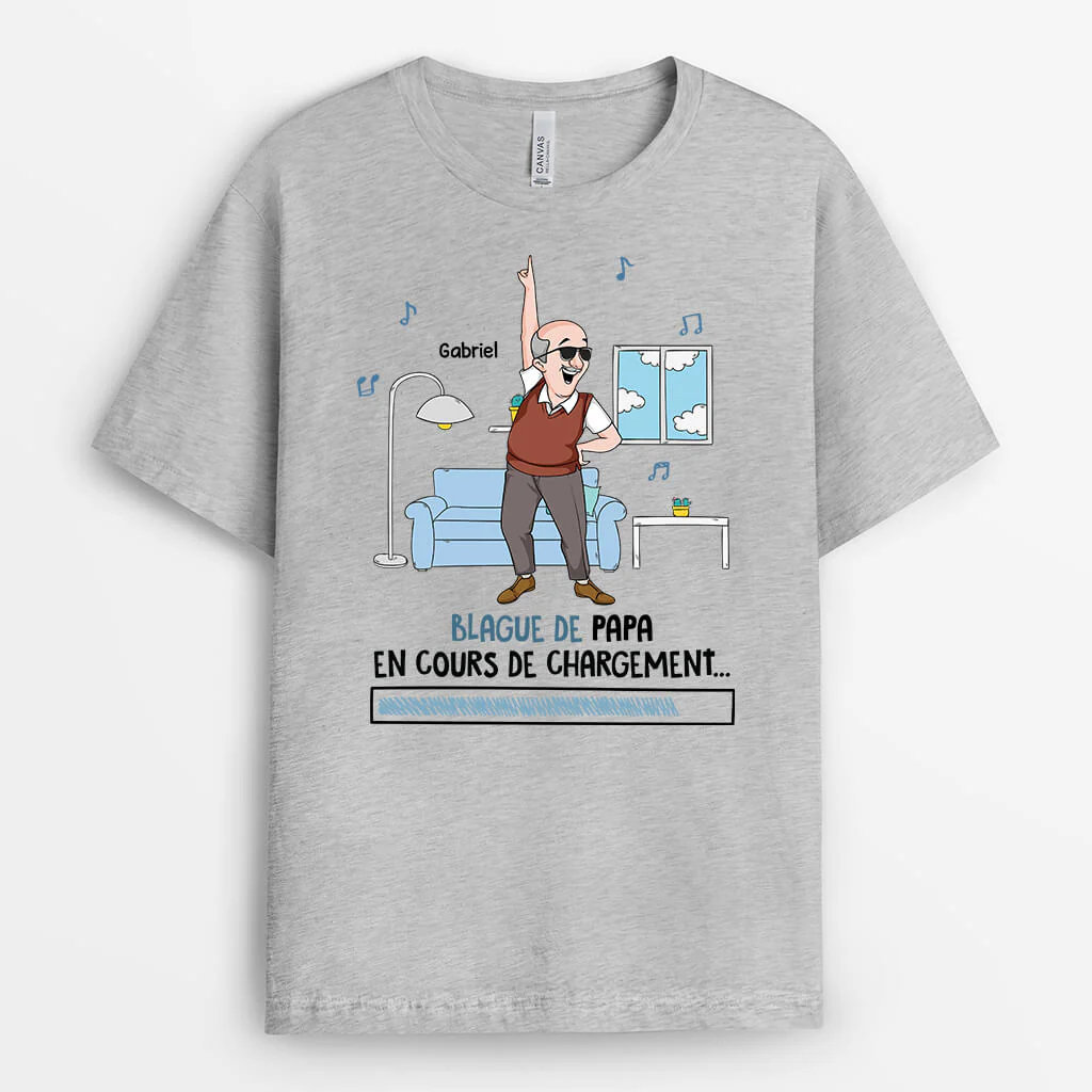 Tee Shirt Personnalisé Maman - Blague De Maman En Cours De Chargement - Image 2