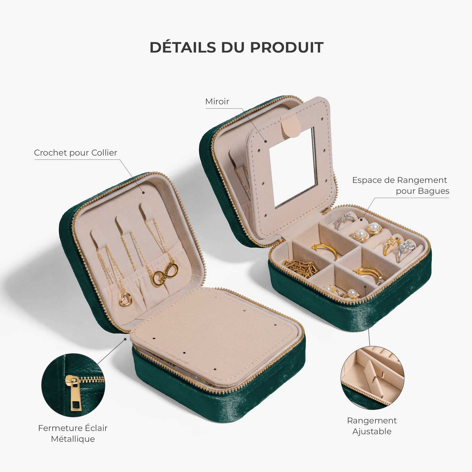 Boite A Bijoux Personnalisé | Pour Dire On T'aime Mamie Maman - Image 4