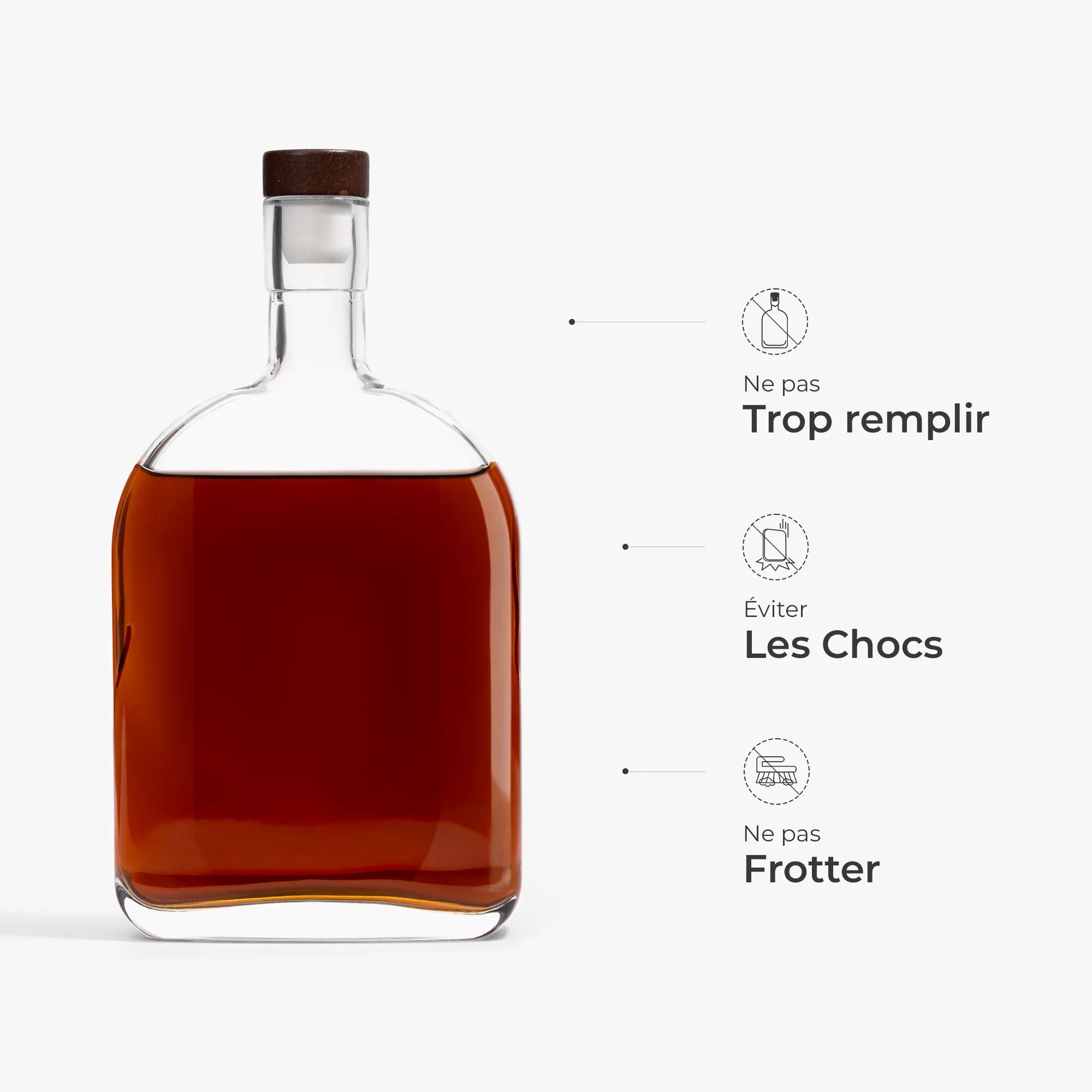Bouteille De Whisky Personnalisable - Cadeau Papa Papy Original Des Raisons Tu Bois - Image 4