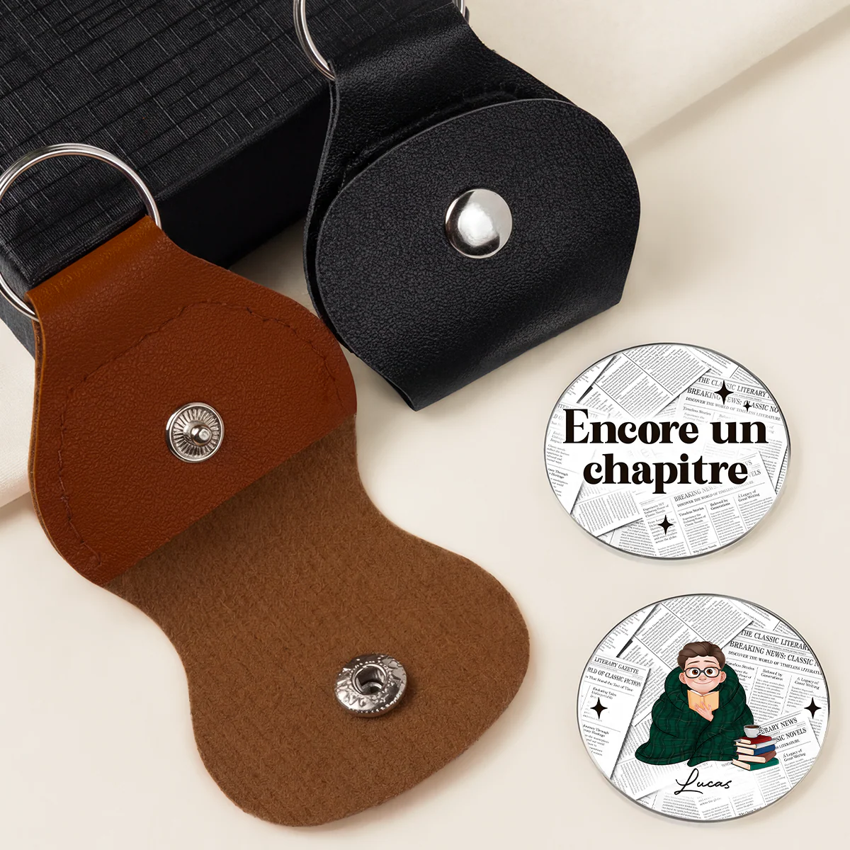 Câlin De Poche Personnalisé Pour Femme/Homme - Cadeau Amoureux Des Livres - Image 2
