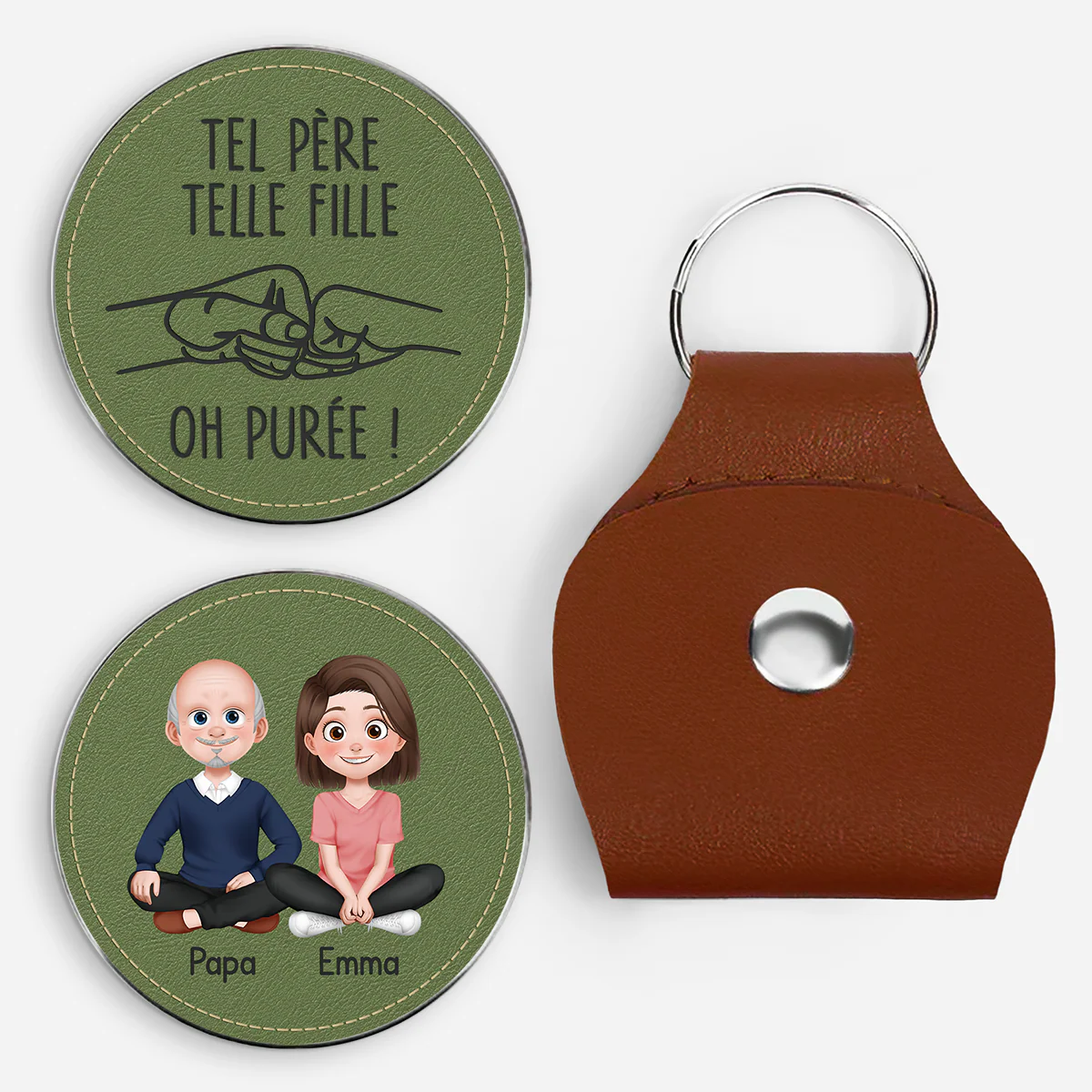 Câlin De Poche Personnalisé - Telle Maman Tel Papa Tels Enfants