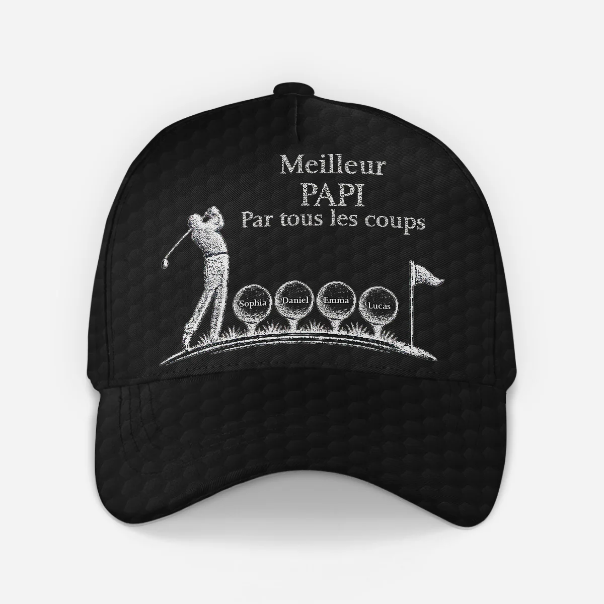 Casquette De Golf Personnalisée - Cadeau Pour Meilleur Papa Et Papy - Image 2