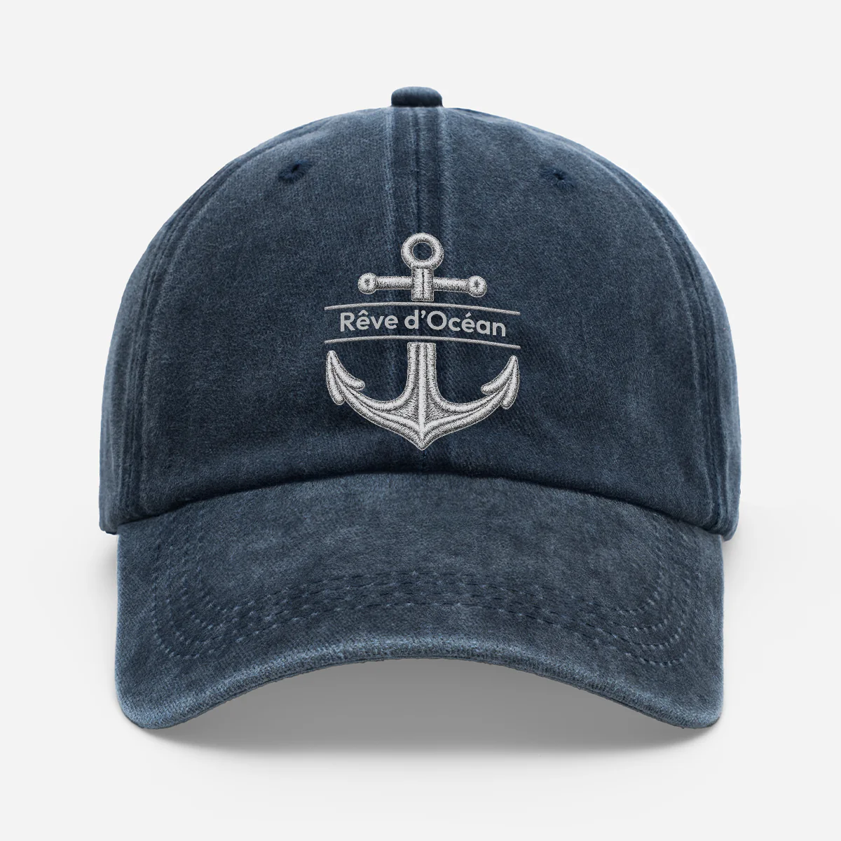 Casquette Délavée Femme Homme Personnalisée - Votre Bateau