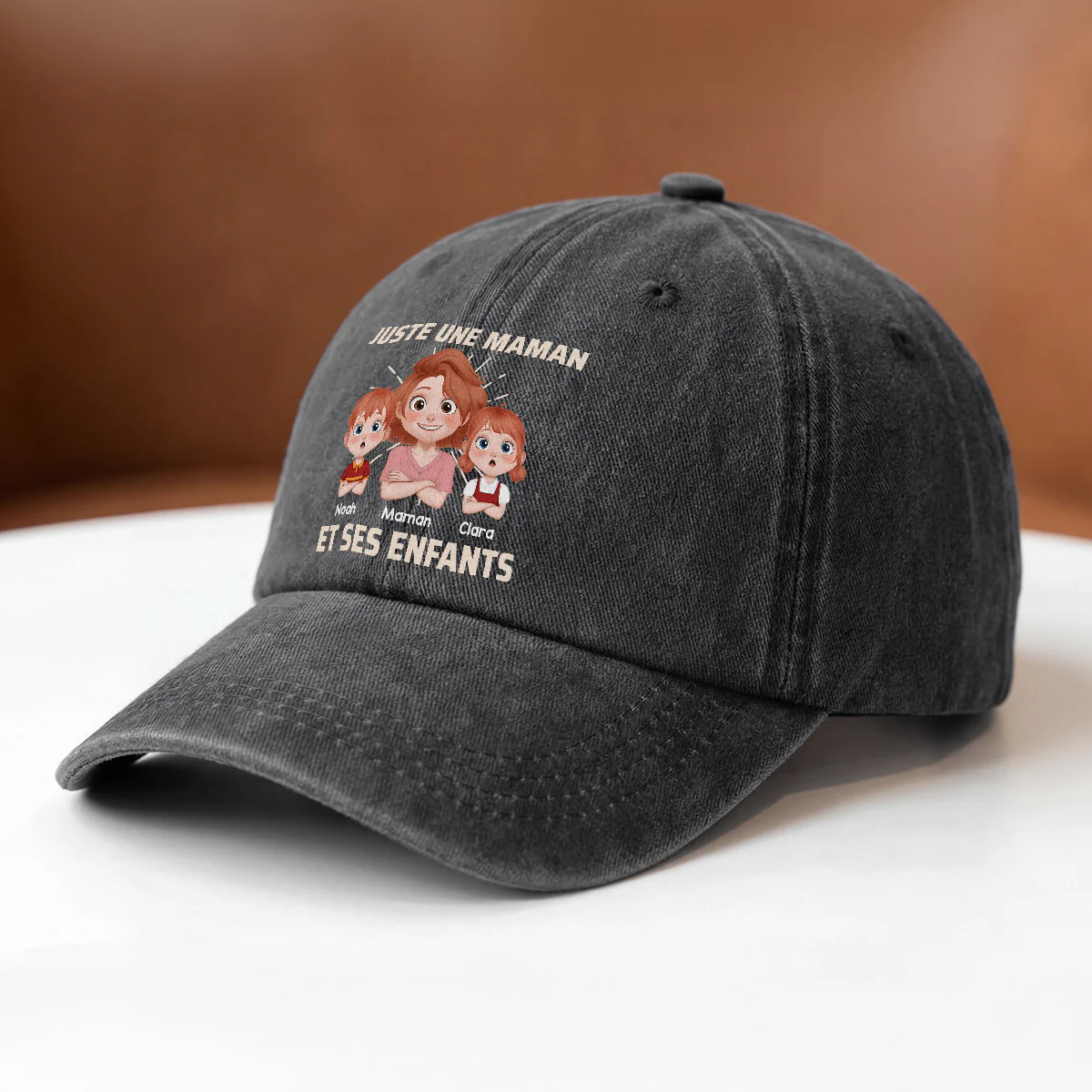 Casquette Personnalisée Famille - Cadeau Papa Maman Et Son Enfant - Image 2