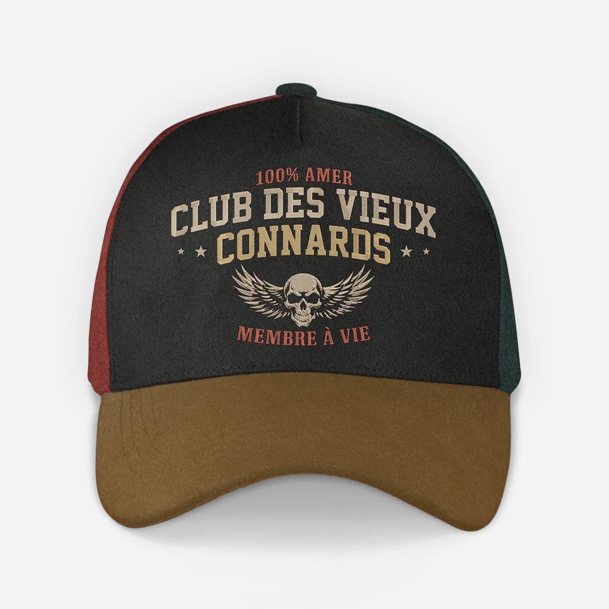 Casquette Personnalisée Homme - 100% Amer Club Des Vieux Connards - Image 2