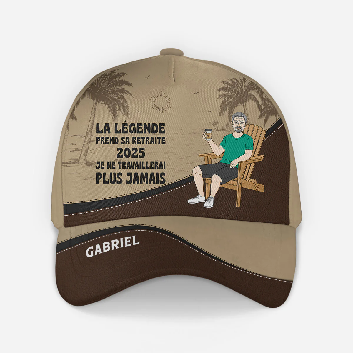 Casquette Retraite Personnalisée - La Légende Prend Sa Retraite