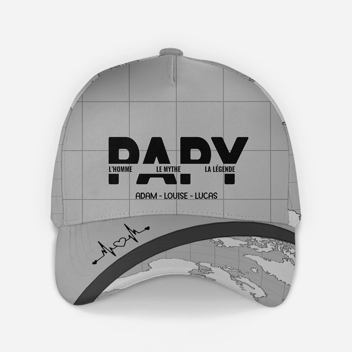 Casquettes Personnalisées | Papa L’Homme Le Mythe La Légende - Image 2