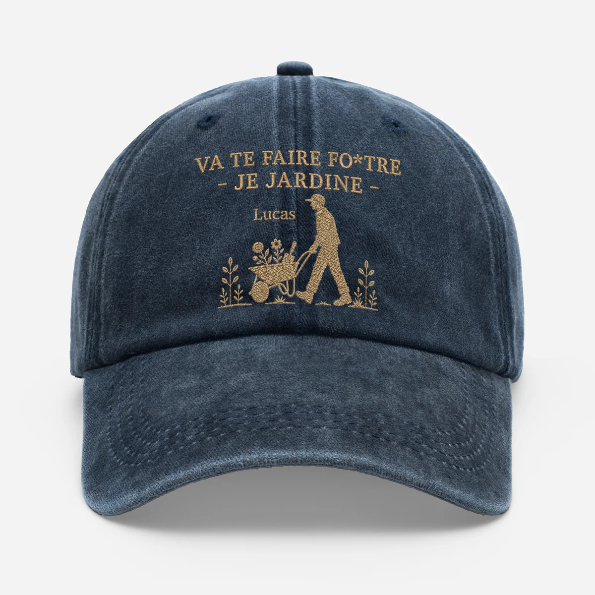 Casquette Personnalisée Prénom - Cadeau Avec Humour Je Jardine