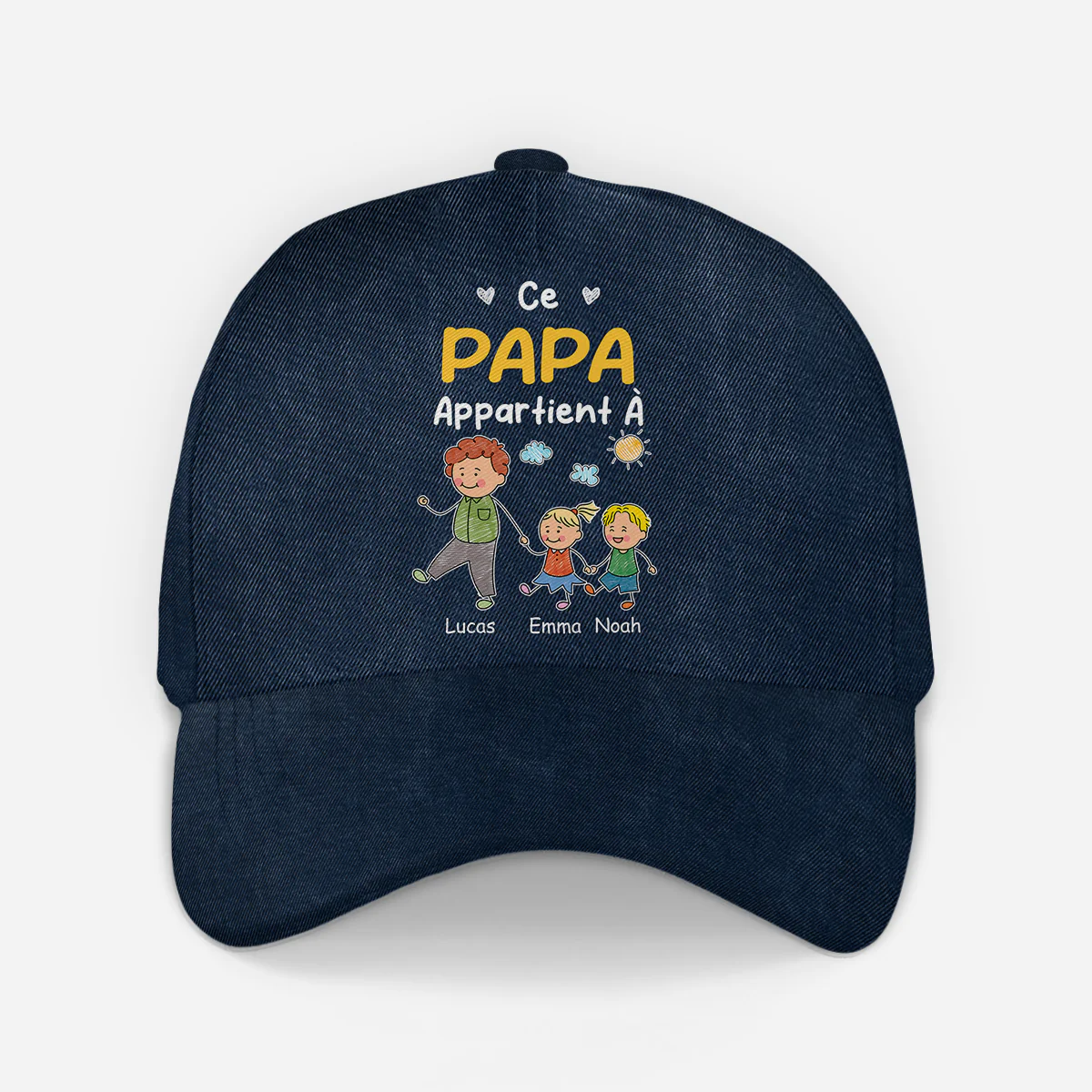 Casquette Trucker Personnalisable - Ce Papa Papy Appartient À - Image 2