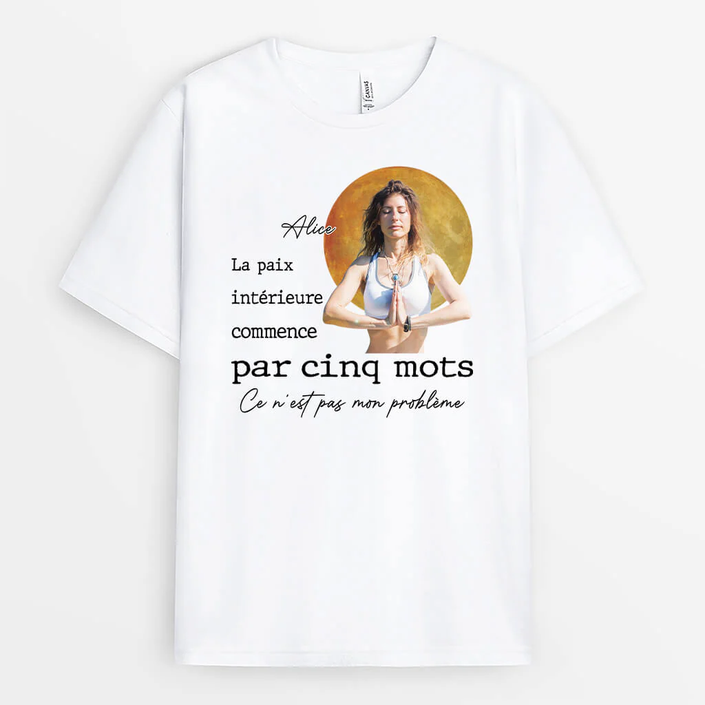 Tee Shirt Personnalisé Femme – Ce N'est Pas Mon Problème