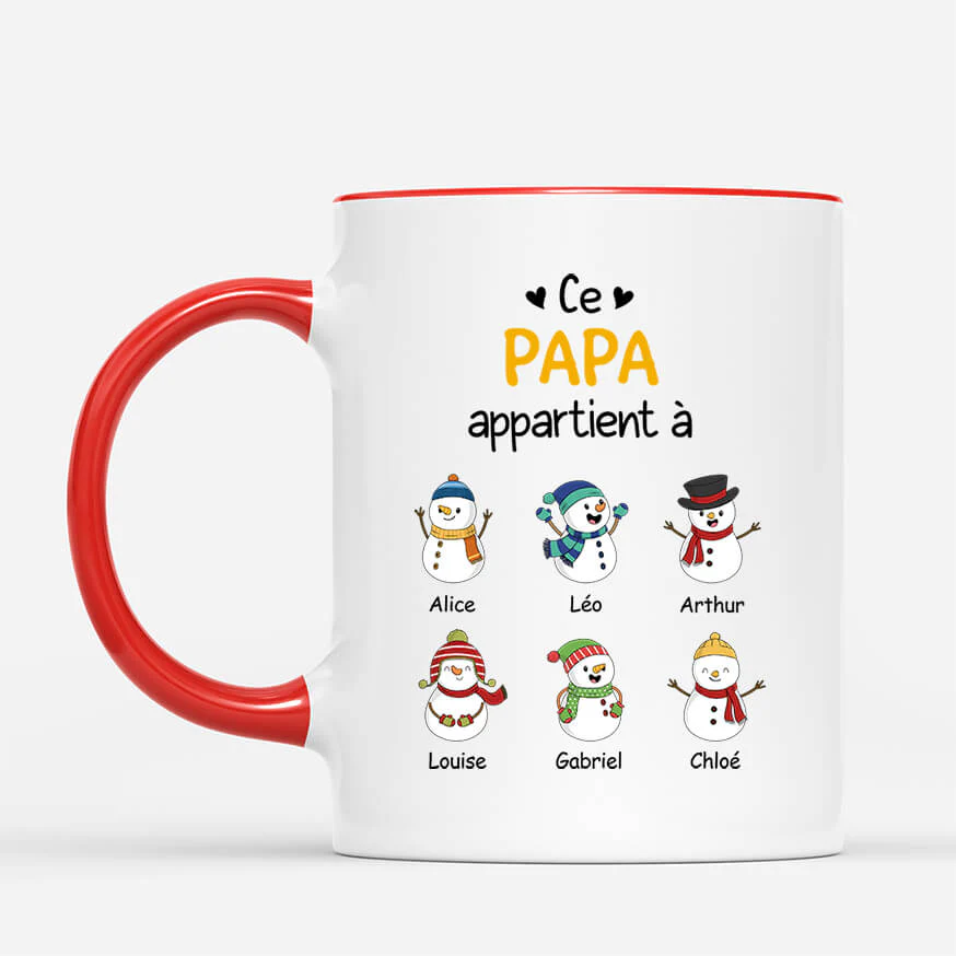 Mug Personnalisé Papy | Tasse Ce Papi Appartient à - Image 2