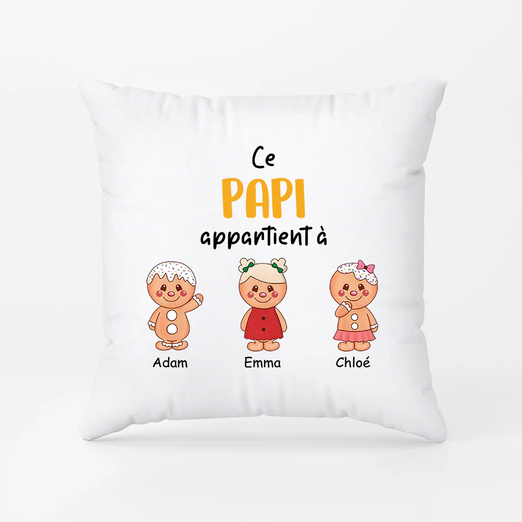 Coussin Personnalisé - Cette Mamie/Papi Appartient À - Image 2