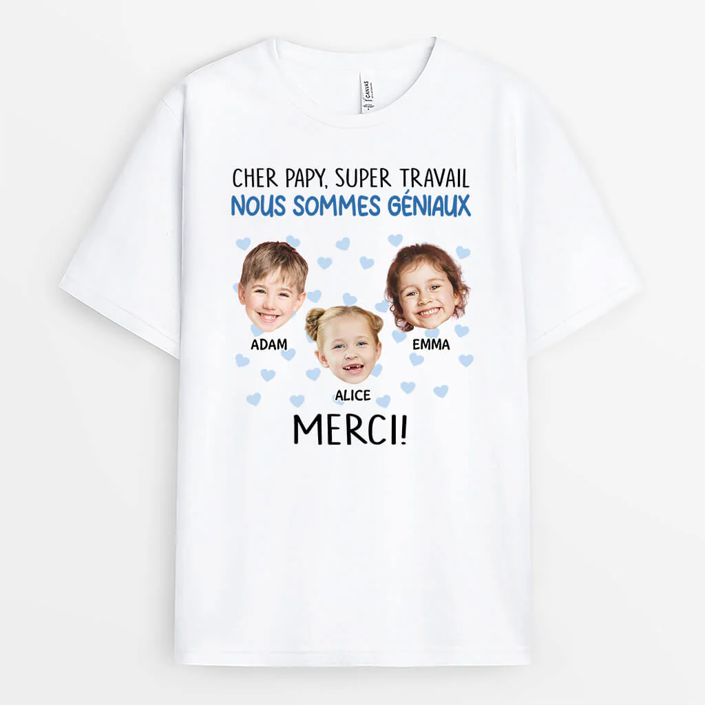 Tee Shirt Personnalisé Maman - Chère Maman, Super Travail - Image 2