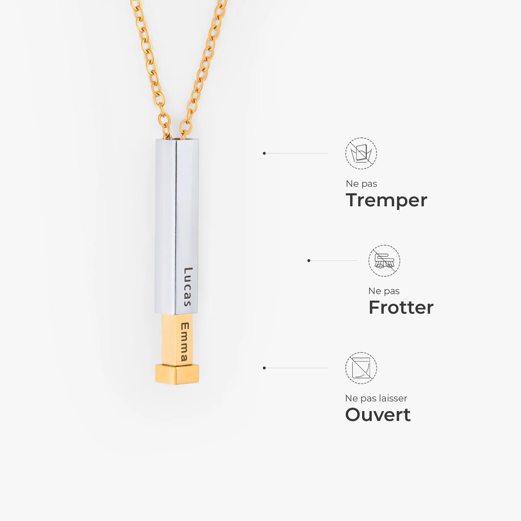 Collier Personnalisé Prénom - Mon Petit Secret - Image 4