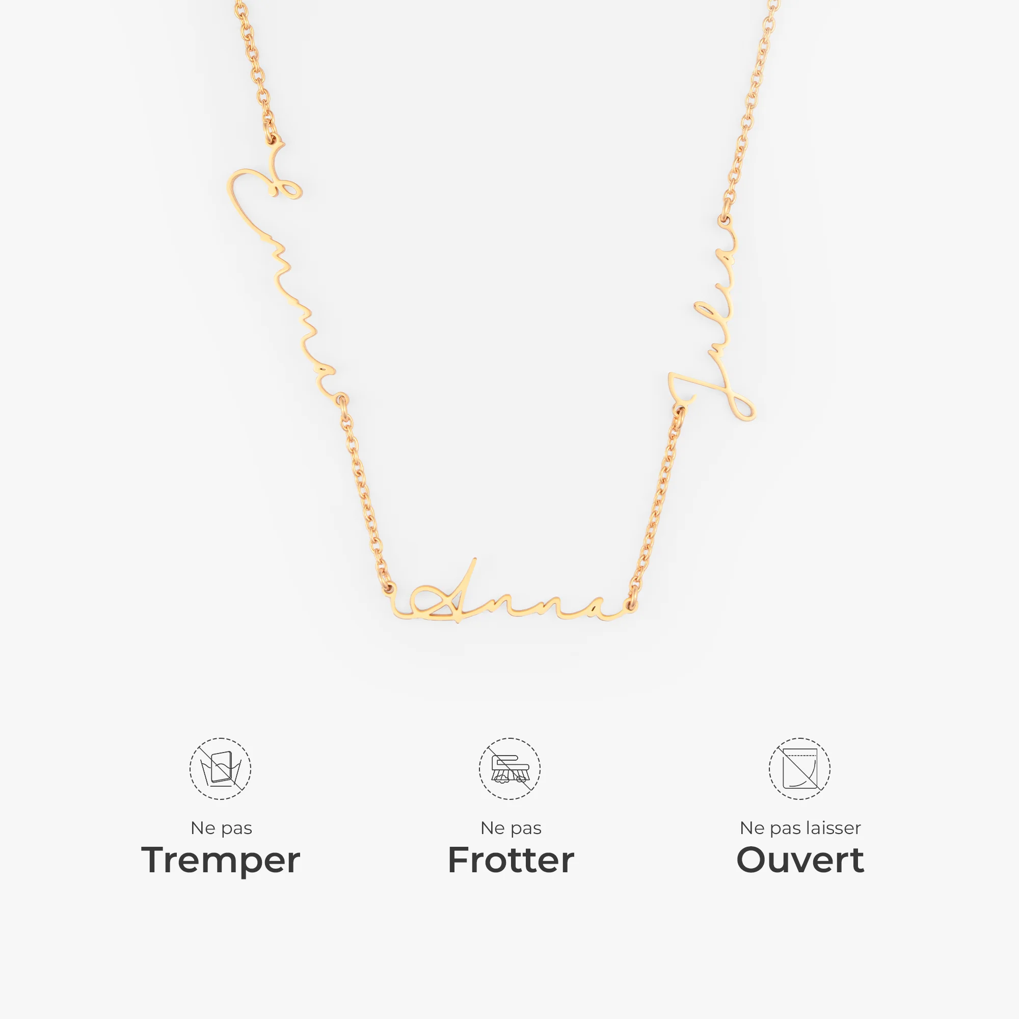Collier Prénoms Personnalisés - Lié Pour Toujours - Image 4