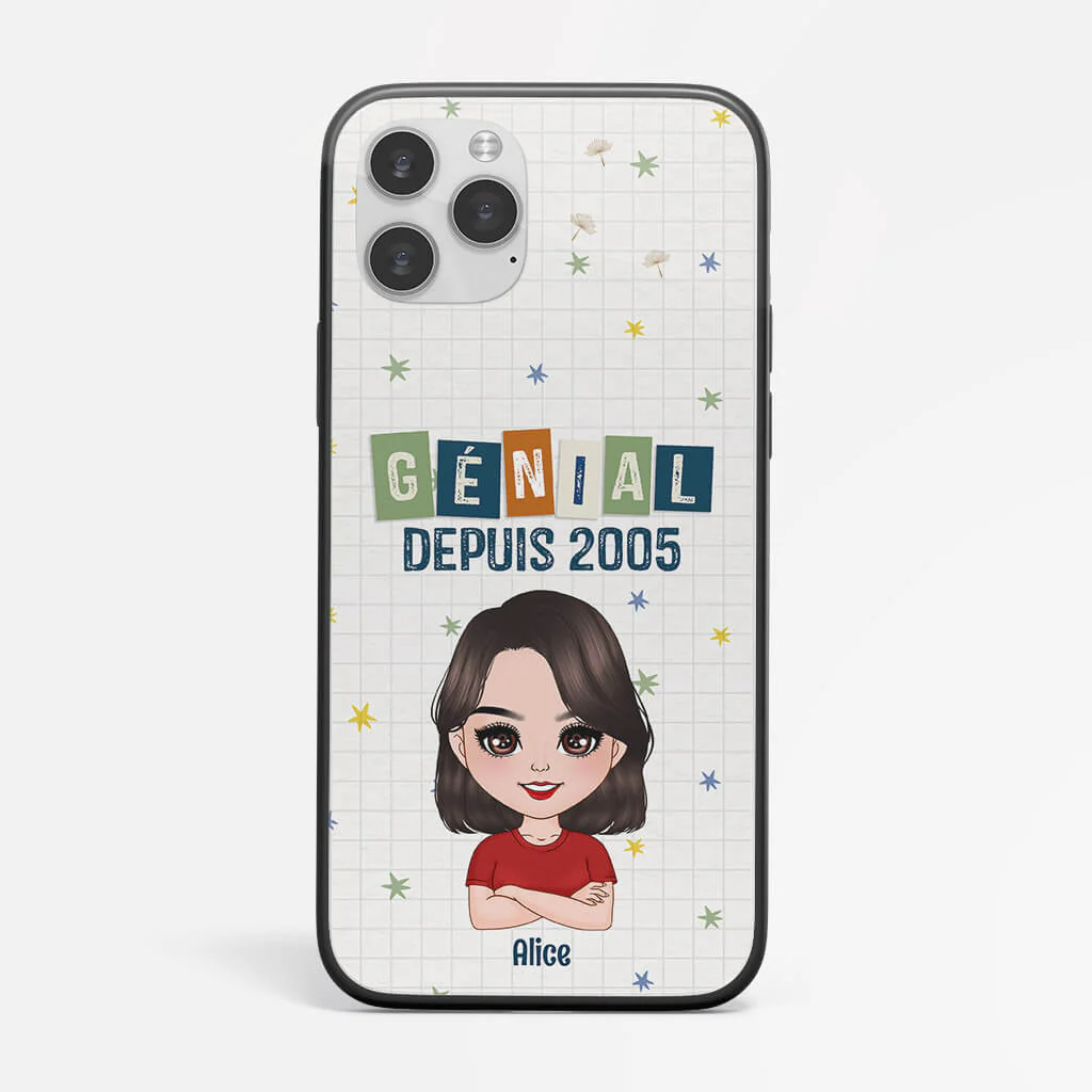 Coque de Téléphone iPhone 11 Géniale Depuis 2005 Personnalisée
