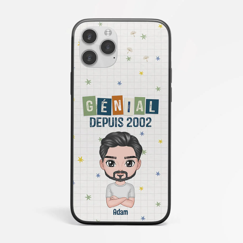 Coque de Téléphone iPhone 11 Géniale Depuis 2005 Personnalisée - Image 2