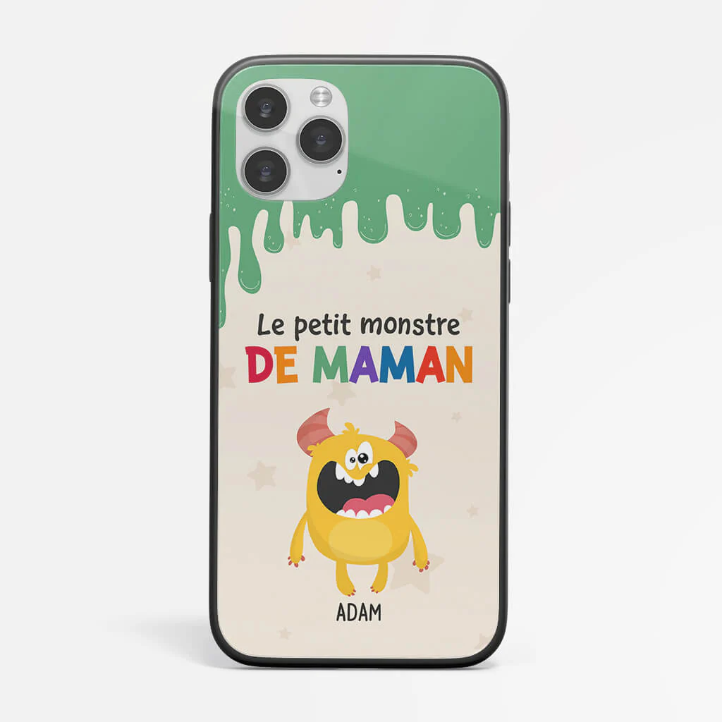 Coque Iphone 13 "Petits Monstres De Maman" Personnalisée