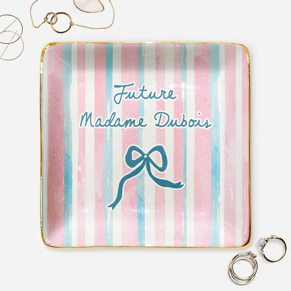 Coupelle À Bijoux Personnalisé Femme Avec Prénom - Bientôt Mariée