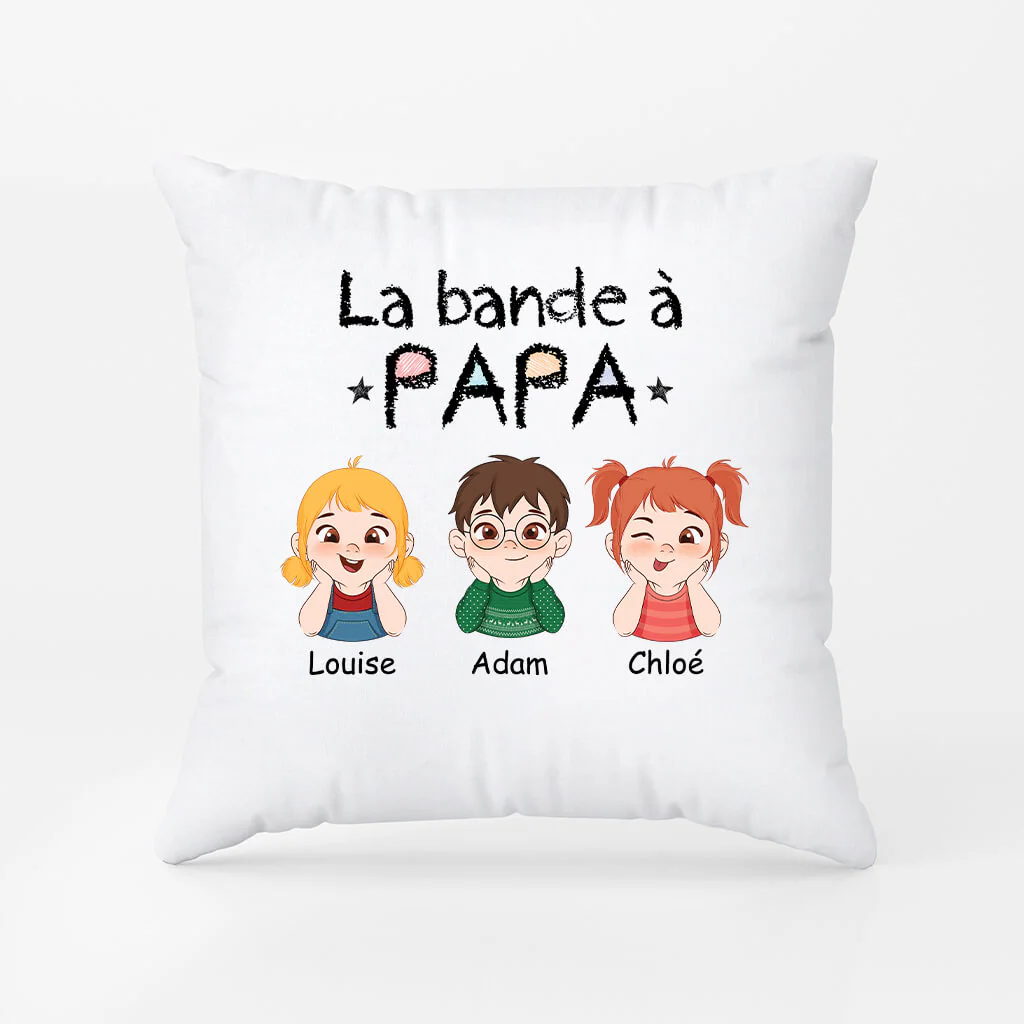 Coussin La Bande à Papa Personnalisé - Image 2