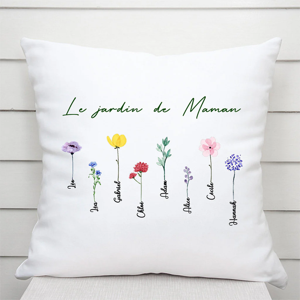 Coussin mamie personnalisé – Le Jardin de Mamie - Image 2
