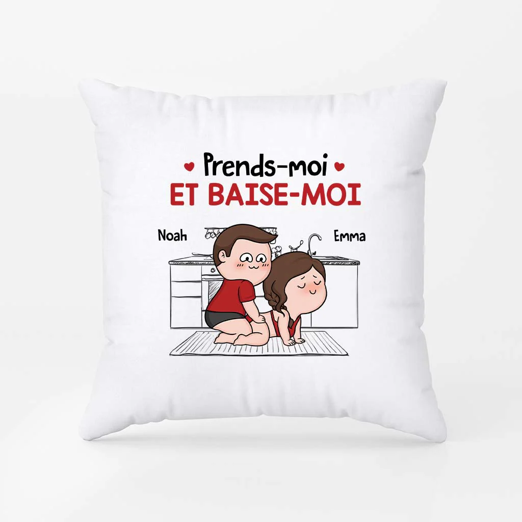 Coussin Personnalisé Couple - Prends-Moi - Image 2
