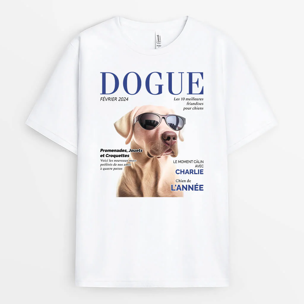T Shirt Personnalisé Chien | Dogue