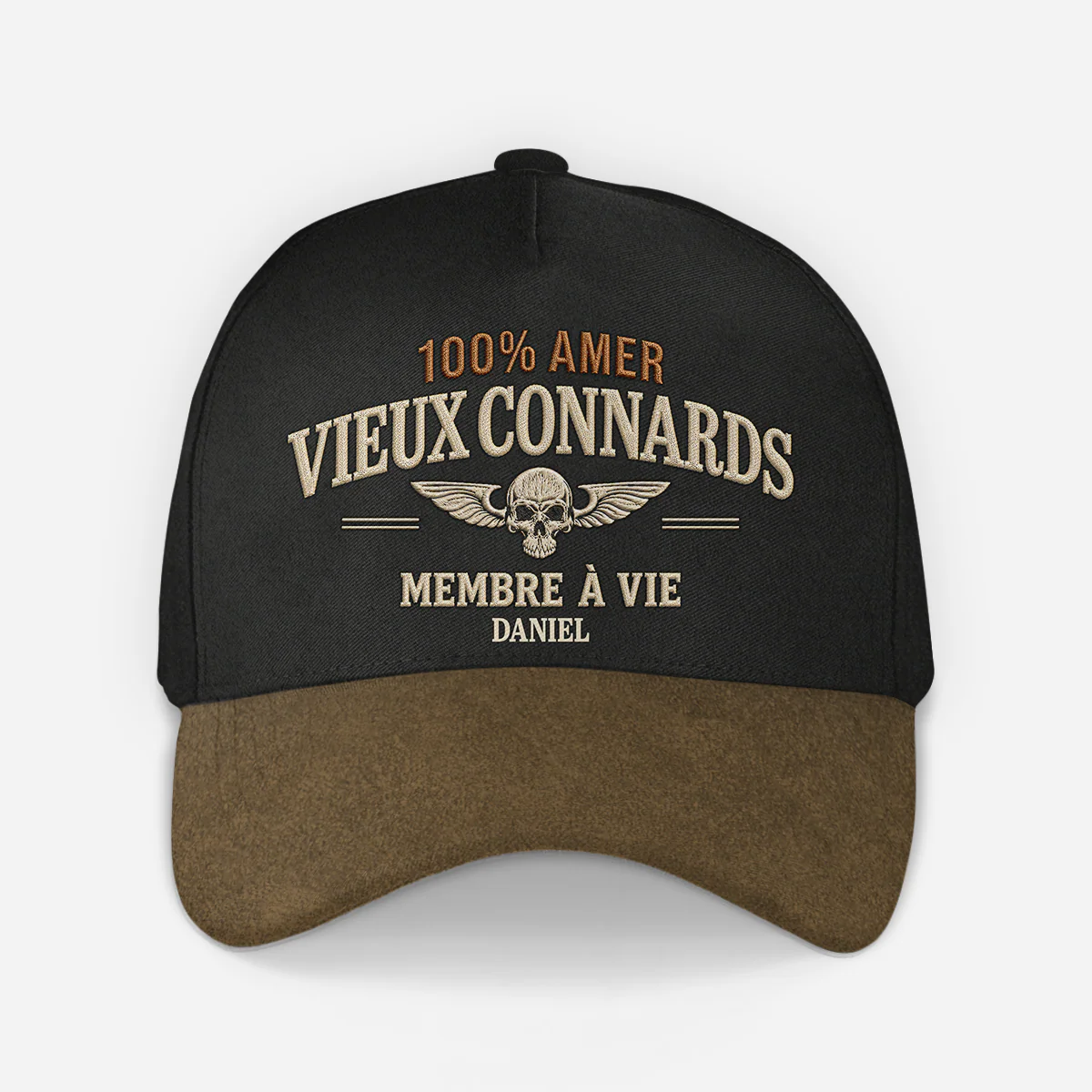 [Effet d'Impression 3D] Casquette Homme Personnalisée Drôle - Club Des Vieux Connards