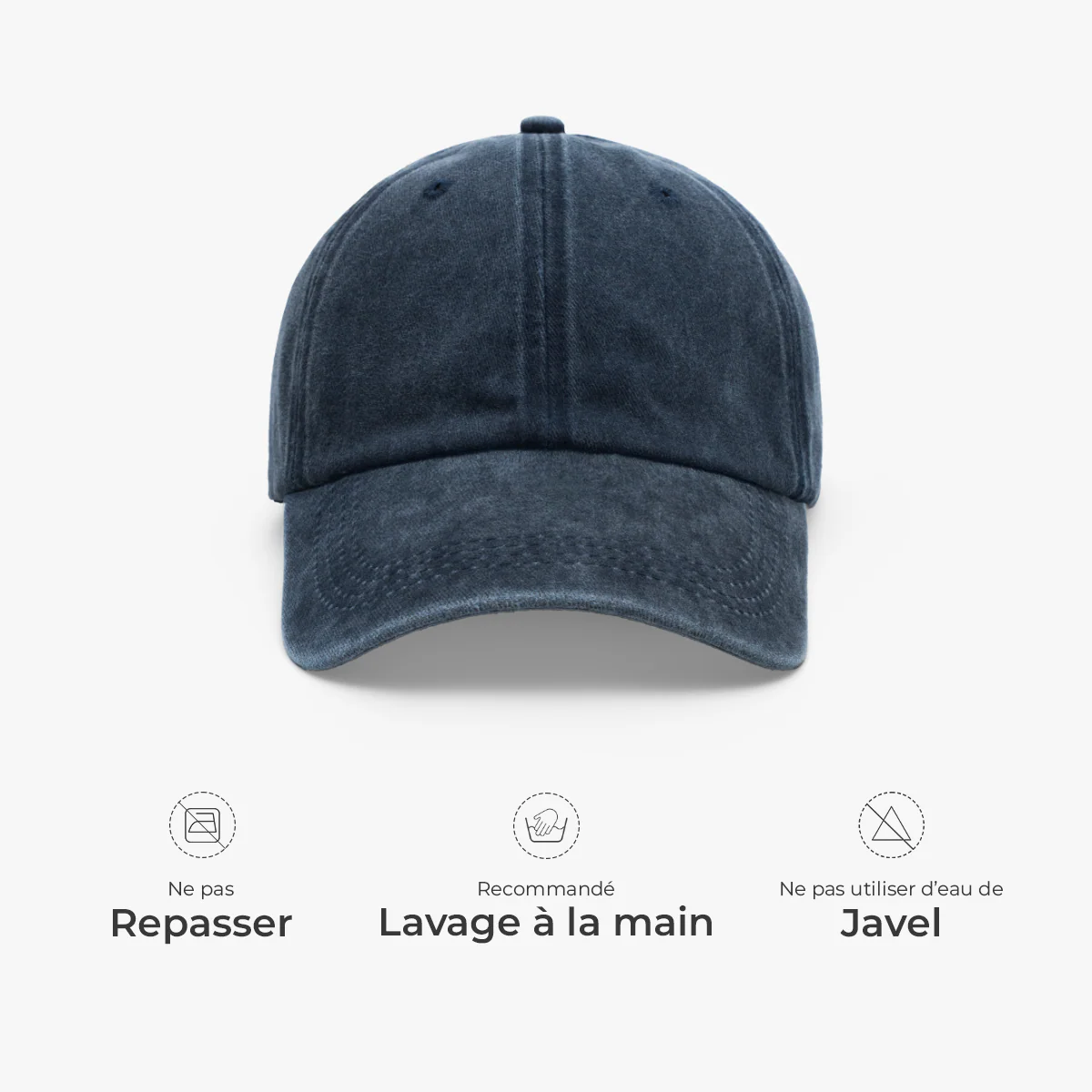 [Effet d'Impression 3D] Casquette Personnalisée Délavée - Cadeau Papa Papy En Mission - Image 5