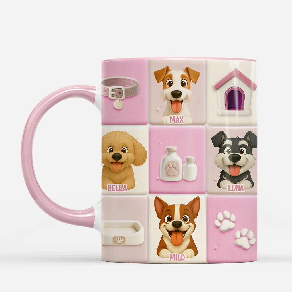 Mug Personnalisé Chien 3D - Chien Mignon - Image 2