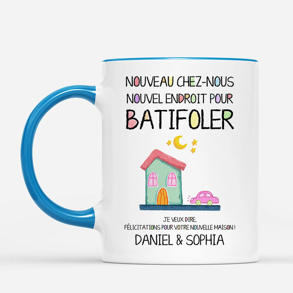 [Effet d'Impression 3D] Mug Personnalisé Couple - Félicitations Pour Nouvelle Maison - Image 2