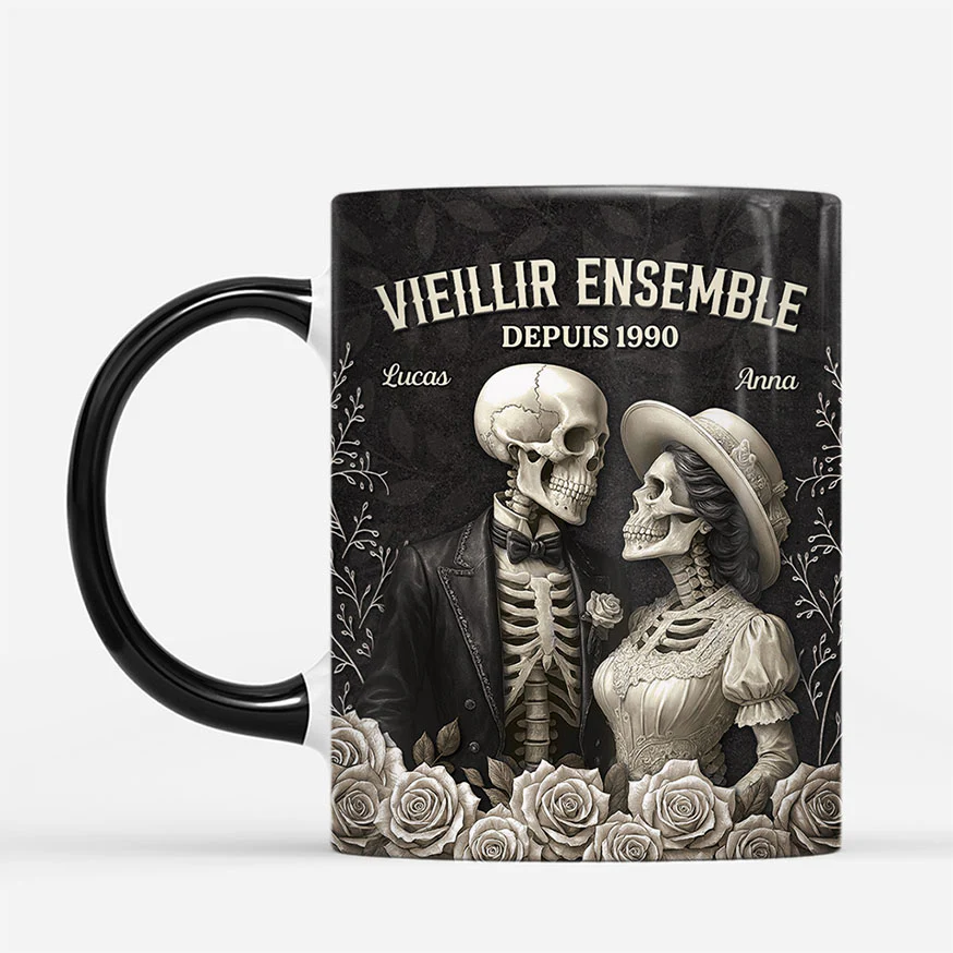 Tasse Duo Personnalisé - Jusqu'à Ce Que La Mort Nous Sépare - Image 2