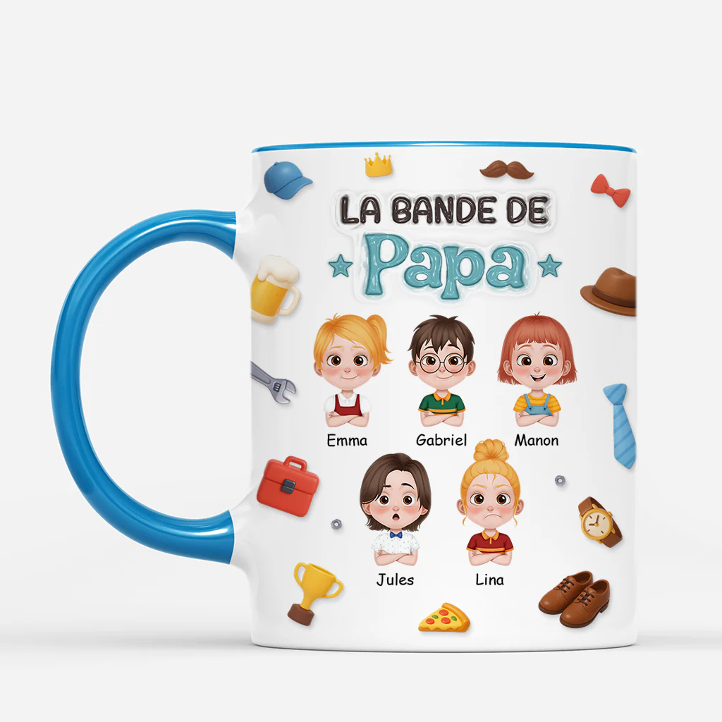[Effet d'impression 3D] Mug Personnalisé - Bande À Mamie - Image 2