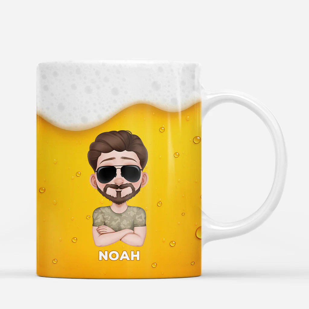[Effet d'impression 3D] Mug Personnalisé Homme - J’aimerais Que Ce Soit Une Bière - Image 3