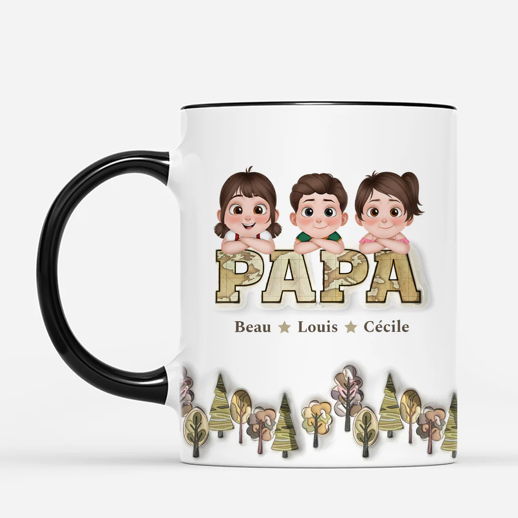 Mug Personnalisé - Les Petits De Maman/Papa - Image 2