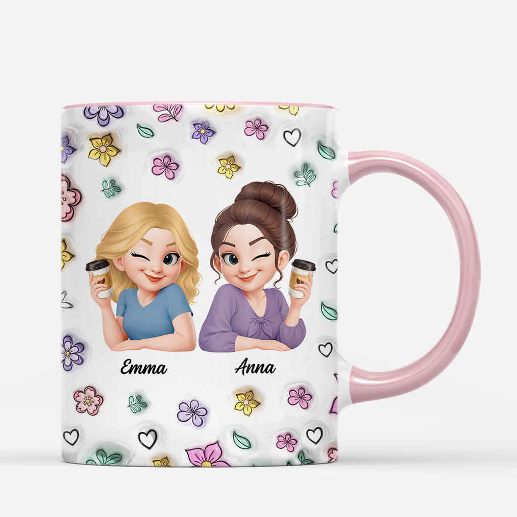 [Effet d'Impression 3D] Mug Personnalisé Meilleure Amie - La Sœur De Mon Âme - Image 3
