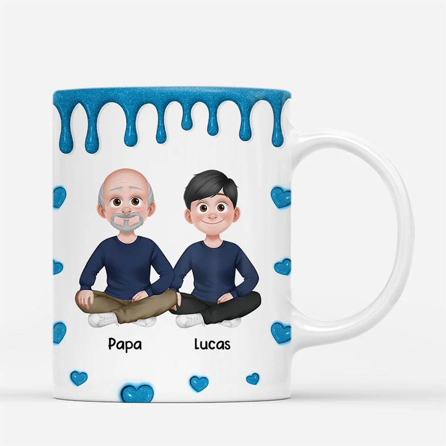 Mug Personnalisé - Merci D’être Ma Maman/Mon Papa - Effet 3D - Image 3