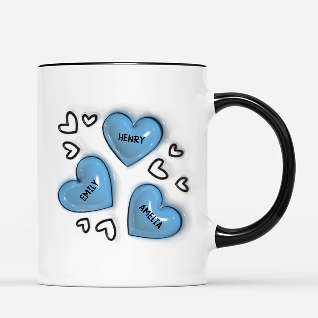 [Effet d'Impression 3D] Mug Personnalisé Papa - Super Papa - Image 3