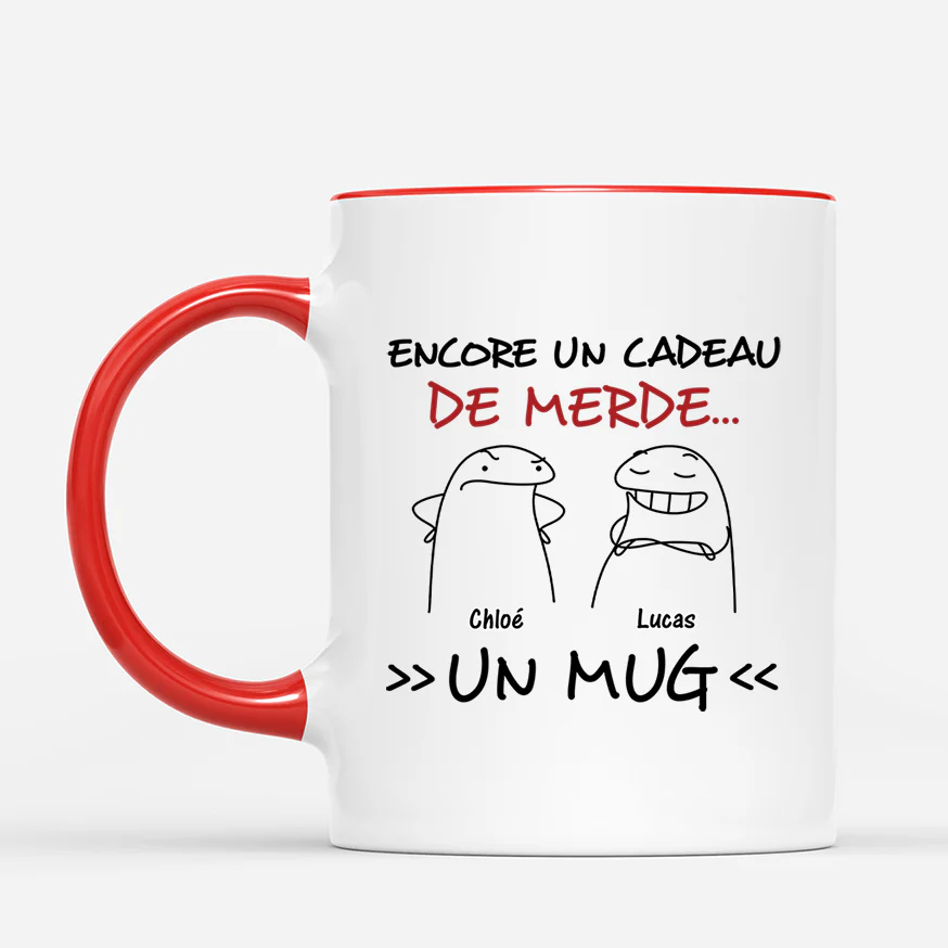Mug Personnalisé Humour "Encore un Cadeau de Merde" - Image 2