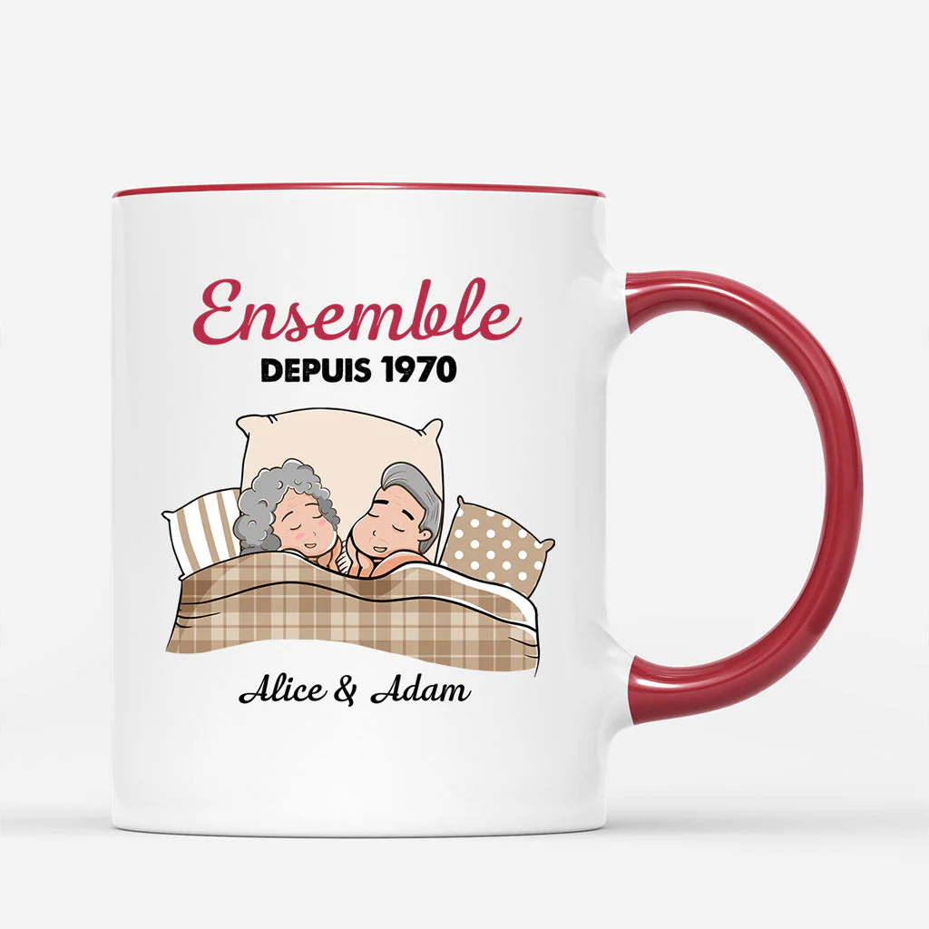 Mug Personnalisé Pour Couple – Ensemble Depuis - Image 2