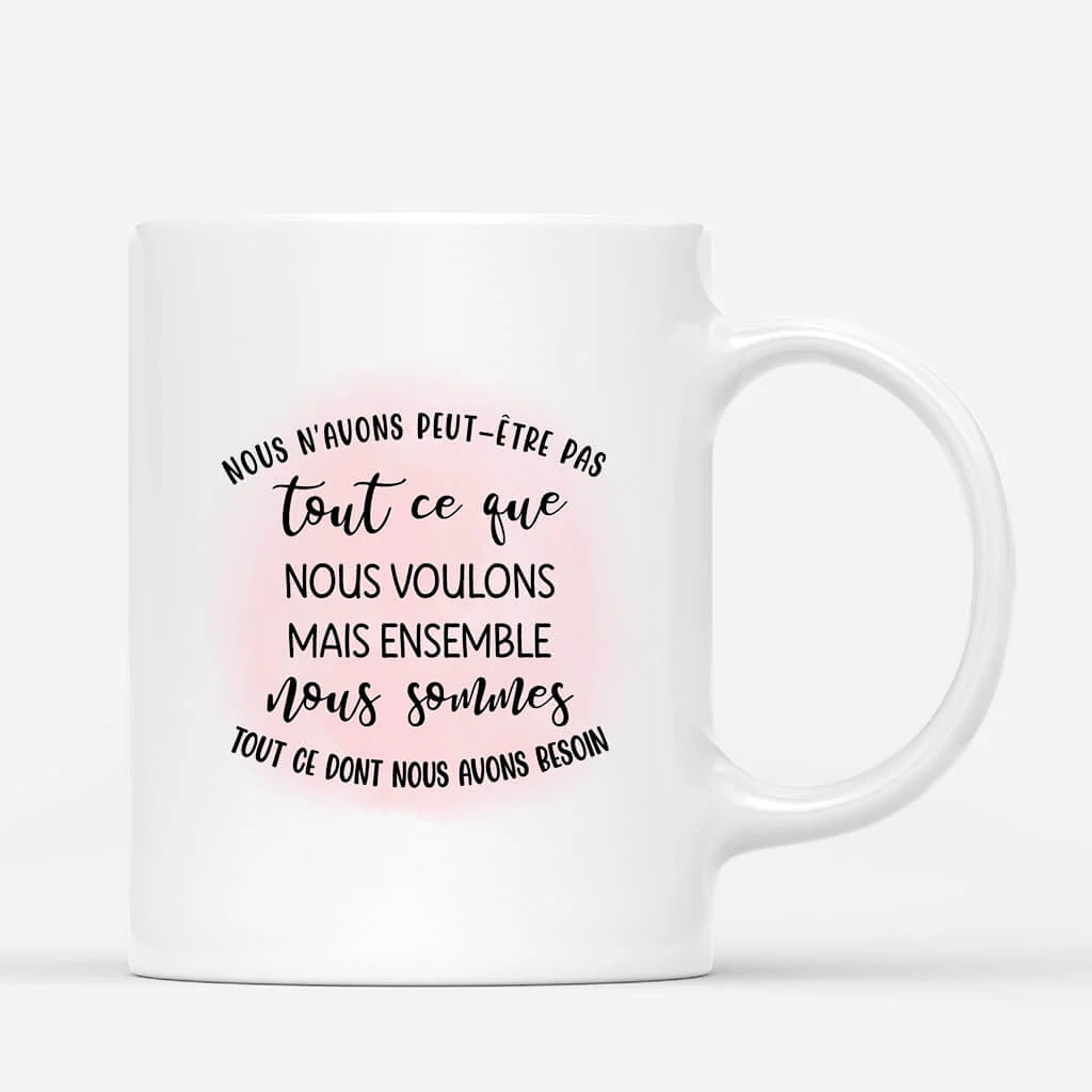 Mug Meilleure Amie Personnalisé | Ensemble Nous Sommes Tout - Image 2
