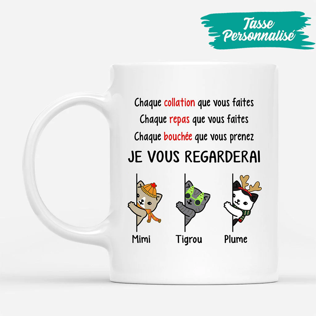 Mug de Noël personnalisé – Chaque Collation Que Vous Préparez - Image 2