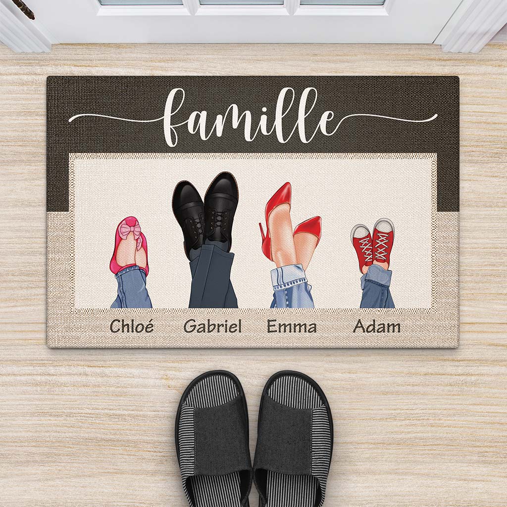 Paillasson Chaussures En Vedette Personnalisé – Enlever Vos Chaussures - Image 2