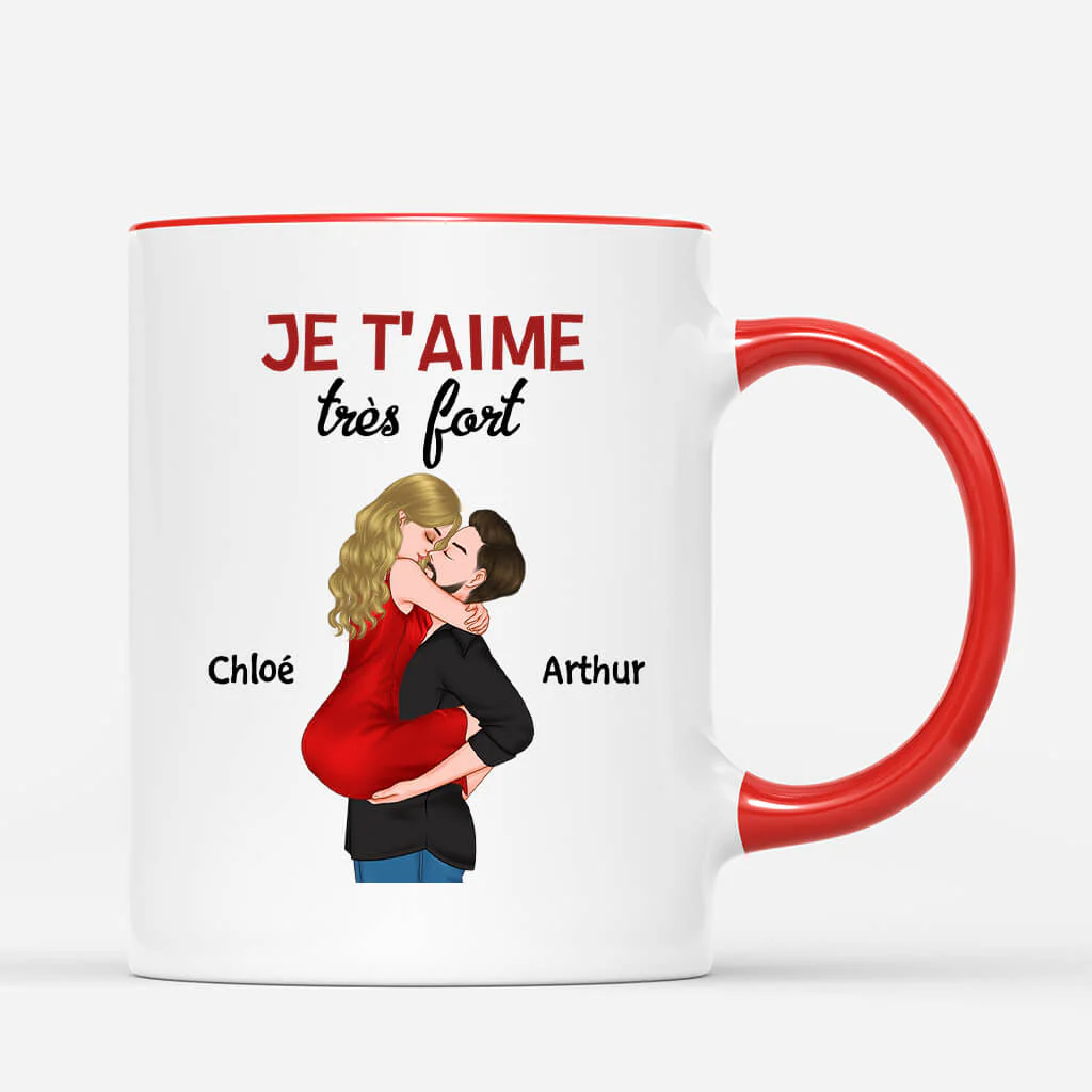Mug Personnalisé Couple Romantique – J’ai Un Message Important Pour Toi - Image 3