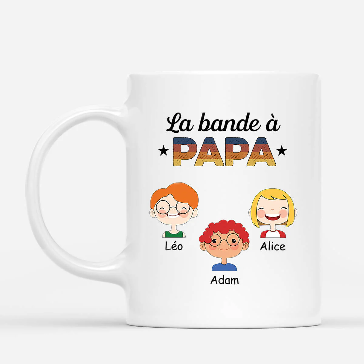 Mug Personnalisé Papa - La Bande à Papa Papi