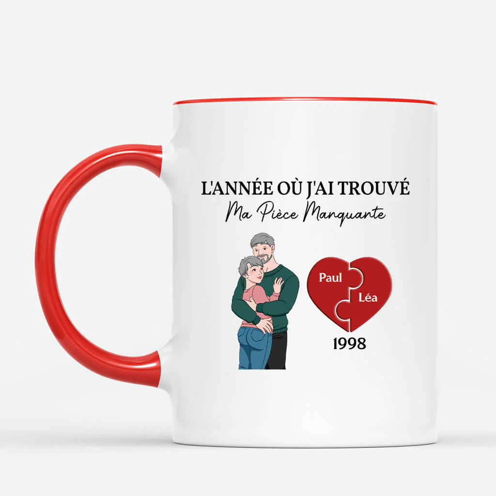 Mug Couple Personnalisé – Ma Pièce Manquante - Image 2