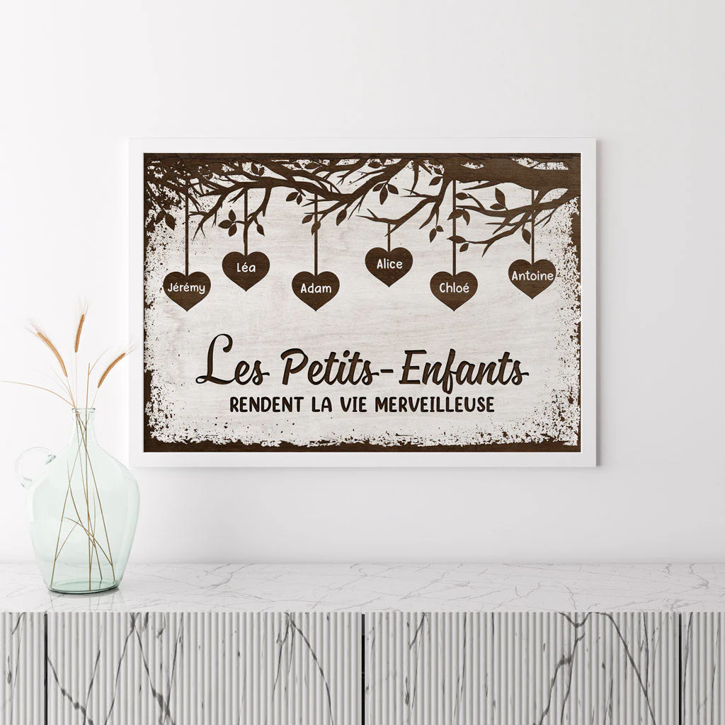 Poster Arbre De Vie – Cadeau Personnalisé Pour Mamie/Maman - Image 3