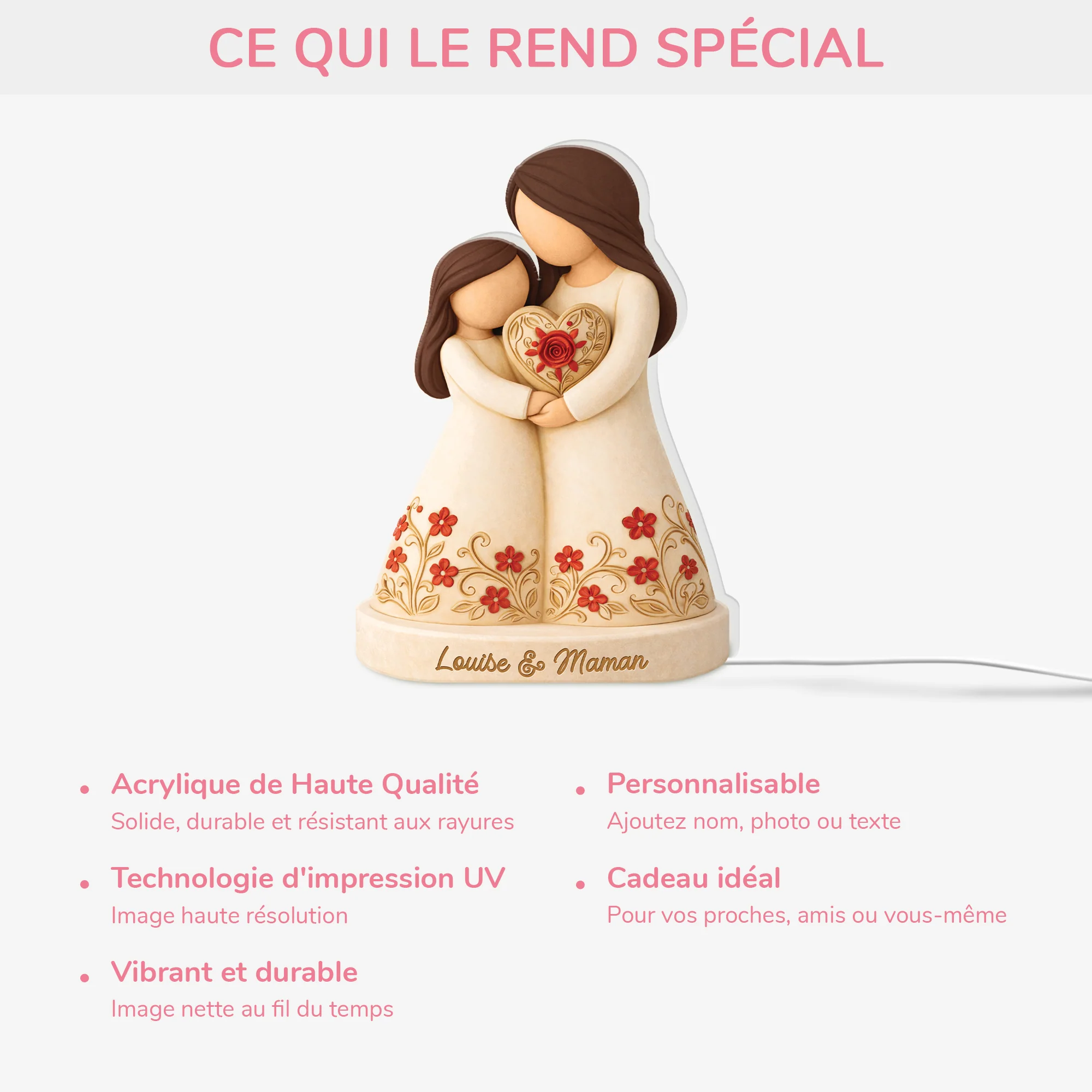 Lightbox Personnalisable - Mamie Maman Et Ses Petites - Image 3
