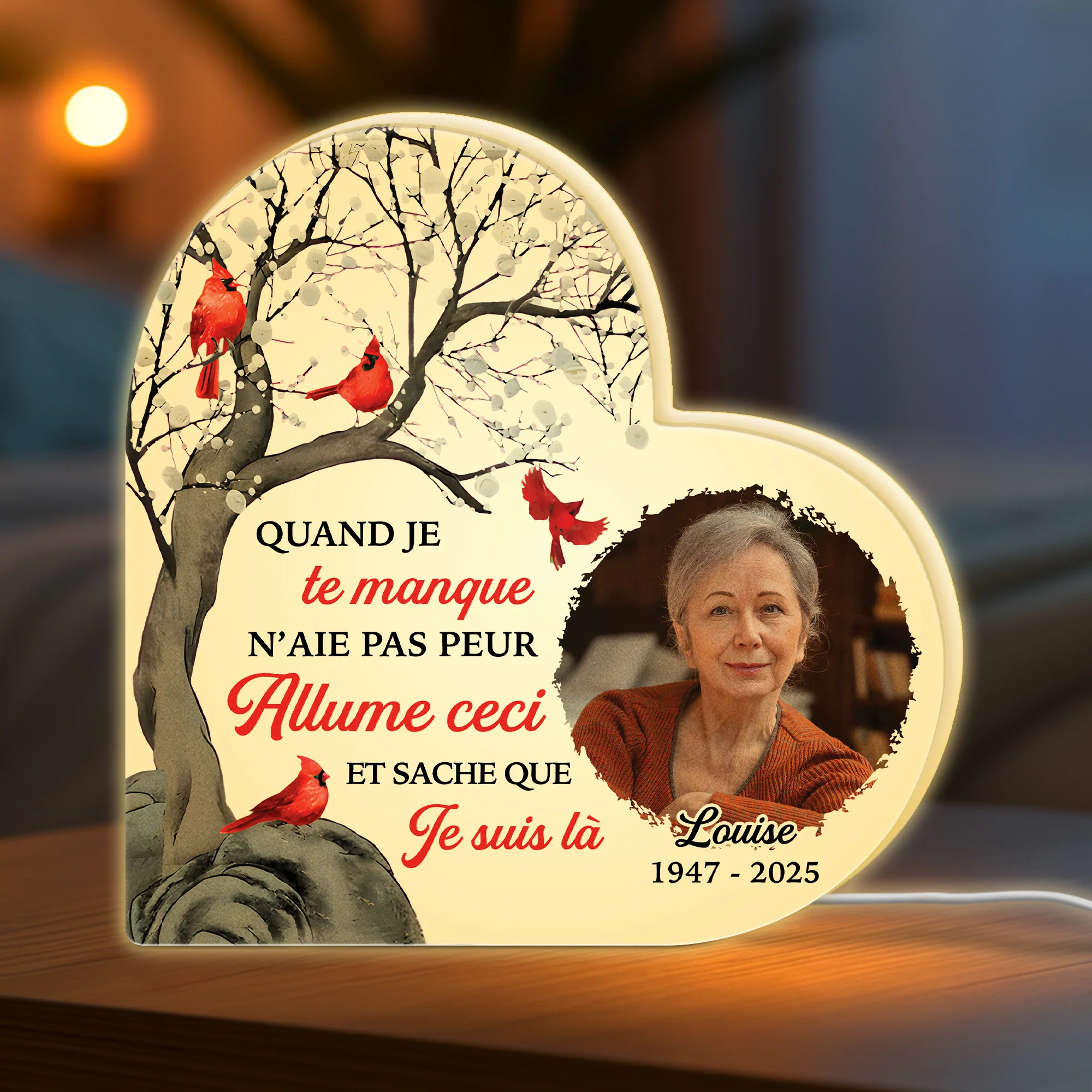 Lightbox Personnalisable Pour Papa - Allume Ceci - Image 2